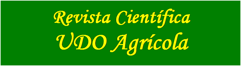 Cuadro de texto: Revista Científica
UDO Agrícola